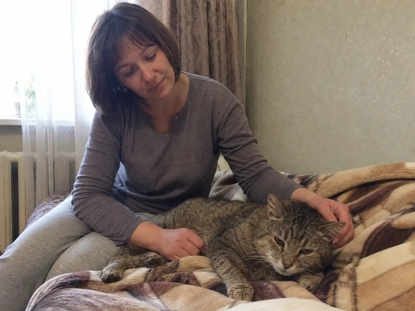 Марина, кошка с онкологией, ЮЗАО
