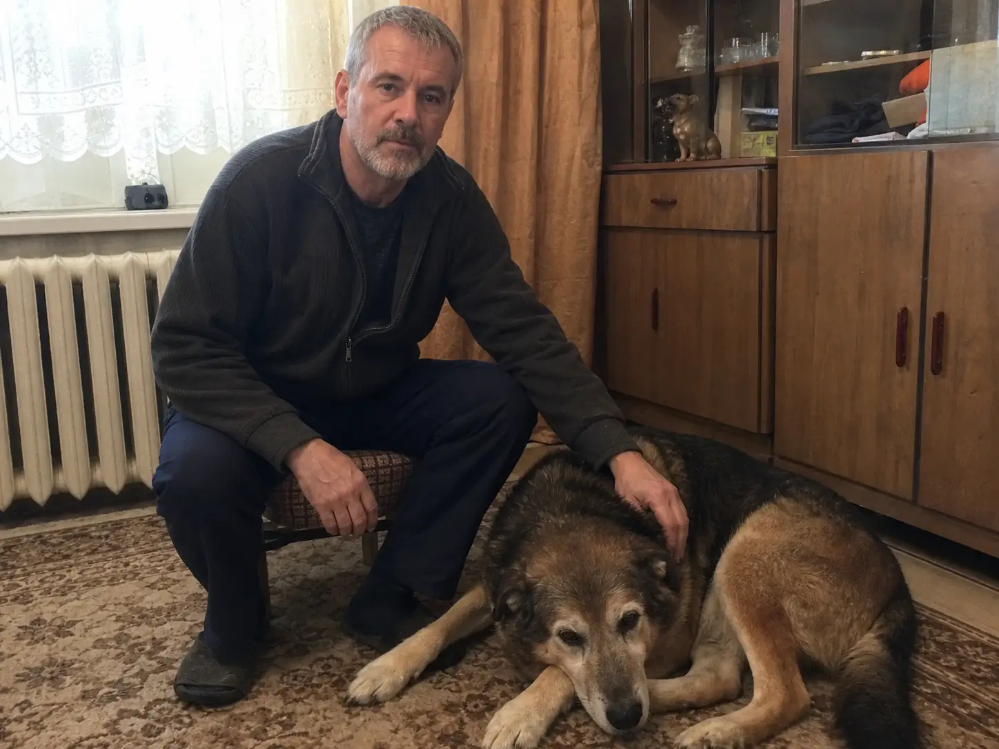Виктор, крупная собака с хронической болью, ВАО